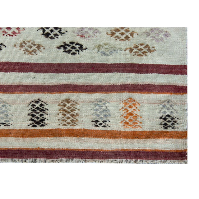 Vintage Turkish Konya Kilim Rug For Sale - Image 11 of 14