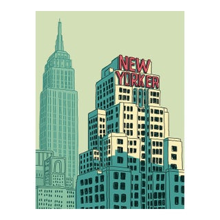 New Yorker Limited Edition Print on Entrada Rag by Marz Junior For Sale