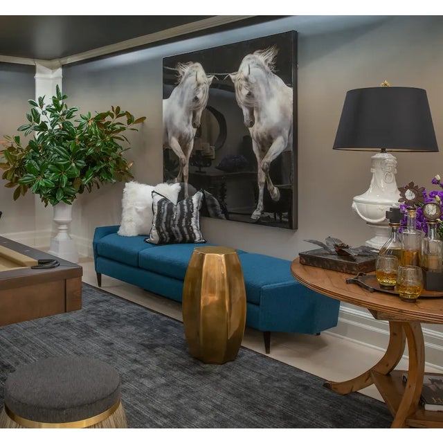 Mclean Aspire Show House Baker Furniture Diamond Chaise by Thomas Pheasant. This classic design is a long lean daybed that...