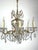 Brass and Lead Crystal Chandelier from Palwa, 1960s For Sale - Image 9 of 13