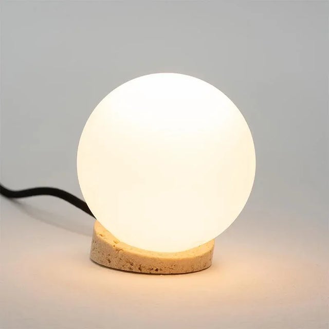 Beige Gladio Light in Travertine by Giovanni Agliottone For Sale - Image 8 of 11