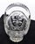 Transparent 1960s West Germany Handmade Crystal Bride Princess Basket Etched 24% Lead Crystal Glass For Sale - Image 8 of 13