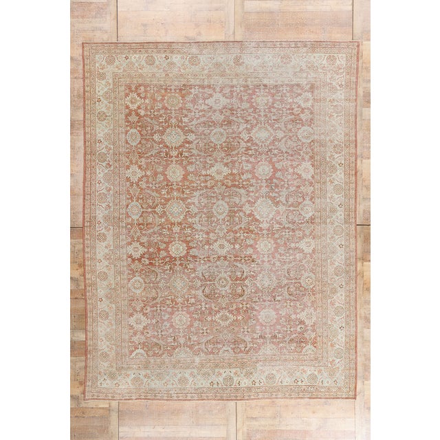 Late 19th Century Persian Mahal Rug, 09'05 X 12'04 For Sale - Image 10 of 10