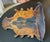 19th C. English Lions Hand Painted Wood Corner Shelf For Sale - Image 10 of 12