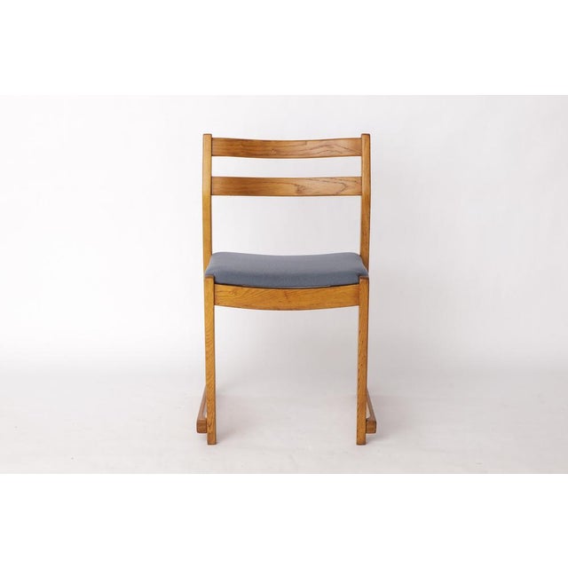 Vintage Scandinavian Oak Stacking Chair by Carl-Ewert Ekström, 1960s For Sale - Image 9 of 10