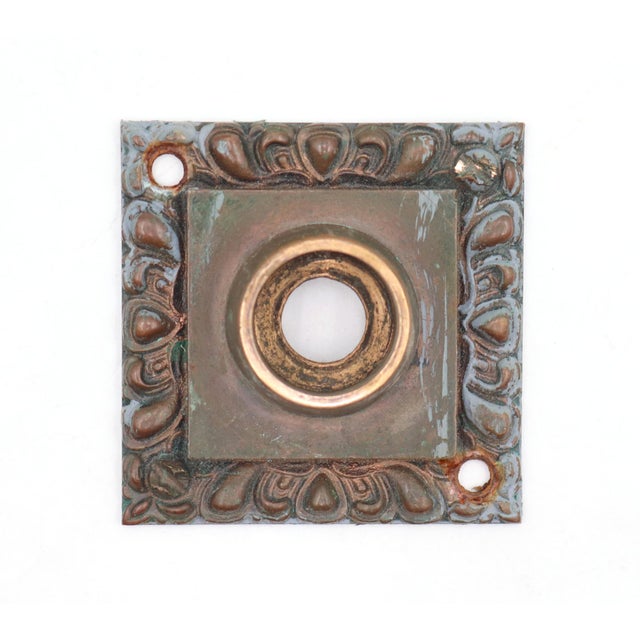 1890s Vernacular Bronze Entry Door Set For Sale - Image 9 of 10