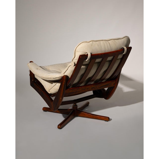 Wood Mid-Century Modern Reclining Chair by Lied Møbler, 1960s For Sale - Image 7 of 17