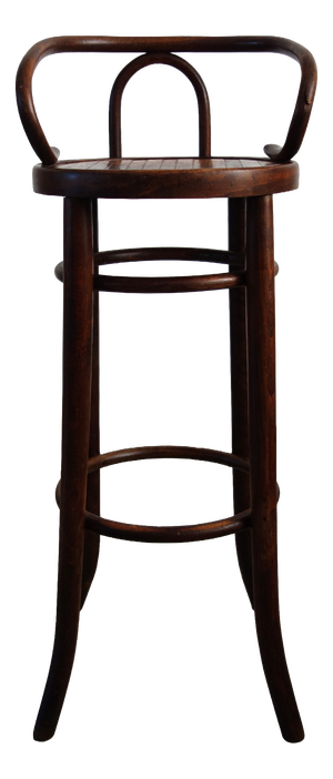 Children's High Stool in Bentwood, 1890