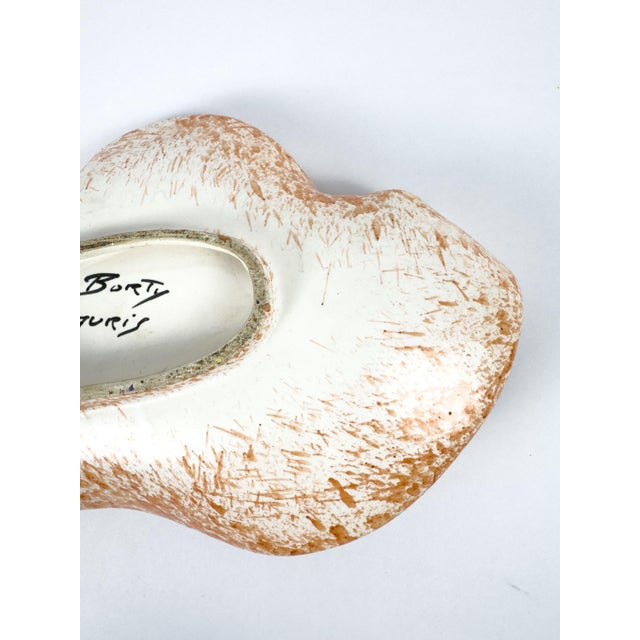 Large French Mid-Century Ceramic Catch-All, Signed Borty Vallauris, C. 1960 For Sale - Image 18 of 18