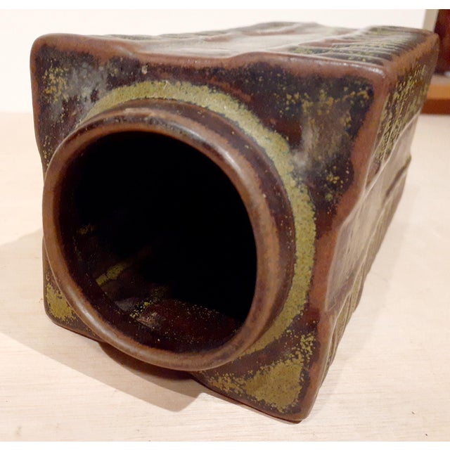 Chinese Porcelain Tri-Color Cong For Sale - Image 4 of 6