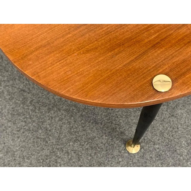 Mid-Century Italian Iron & Teak Wood Coffee Table by Silvio Cavatorta, 1950s For Sale - Image 15 of 18