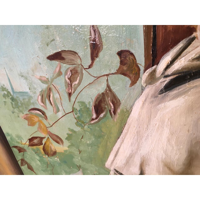 Religious Scene, 1931, Oil Painting on Board, Framed For Sale - Image 6 of 18