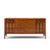 Kent Coffey Perspecta Mid Century Walnut and Rosewood 9-Drawer Dresser This lowboy measures: 64 wide x 19 deep x 31.25...