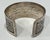 Silver Wide Sterling Silver Om Mani Mantra Buddhist Tibetan Cuff Signed 925 Boho For Sale - Image 8 of 8