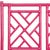 David Francis Chippendale Platform Bed California King - Pink For Sale - Image 4 of 12