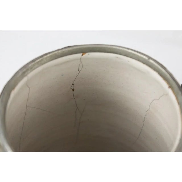 Antique Beer Mug with Floral Decorations For Sale - Image 5 of 11