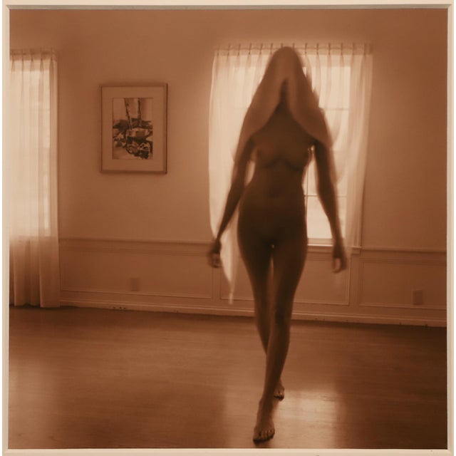 Jack Wasserbach, Under the Curtain, Nude, Original Signed Archival Pigment Photograph For Sale - Image 4 of 4