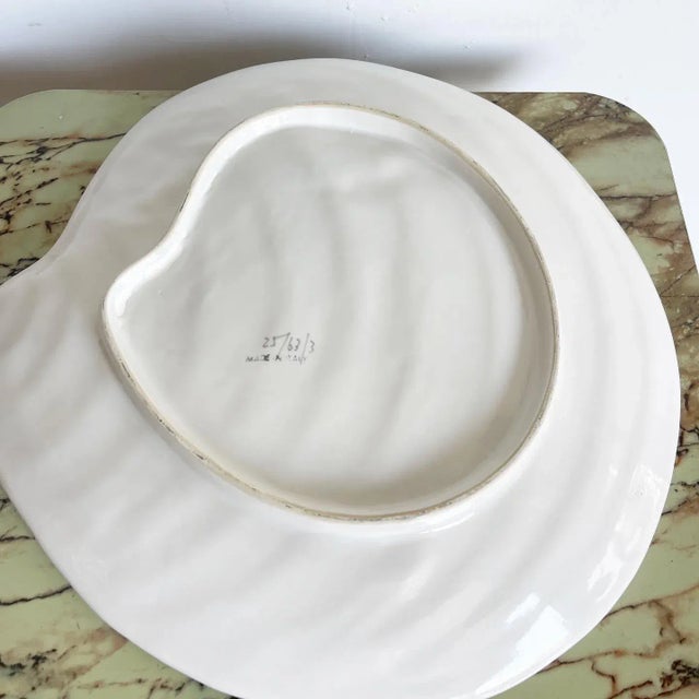 Italian Italian Mid Century Clam Shell Platter, 1963 For Sale - Image 3 of 7