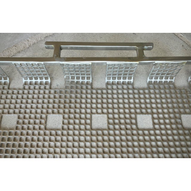 Late 20th-Century Industrial Chic Wrought & Perforated Steel Double-Handled Tray For Sale - Image 14 of 18