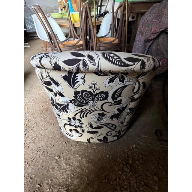 1970s 1970’s Swivel Club Chair For Sale - Image 5 of 7