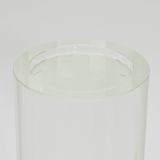 2020s Crystal Stripe Pillar by Ka Glass For Sale - Image 5 of 7