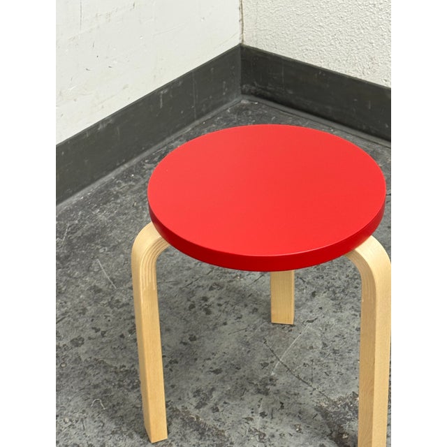 Modern Alvar Aalto for Artek Stool, Model 60 For Sale - Image 3 of 12