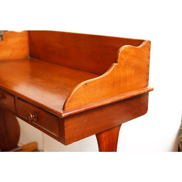 Mahogany Three-Drawer Antique EnglishWash Stand For Sale - Image 4 of 6