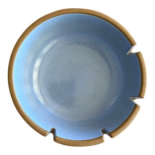 Vintage Heath Ceramics Blue Speckled Ashtray – Mid-Century California Pottery For Sale