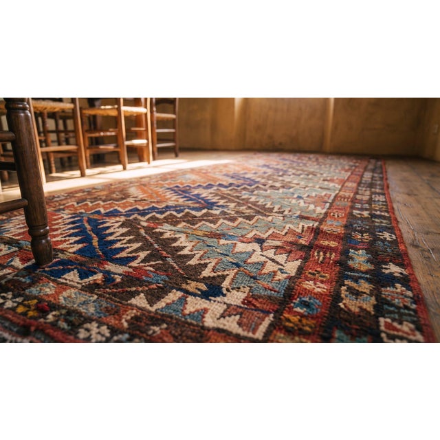 Antique NW Persian Rug For Sale - Image 9 of 9