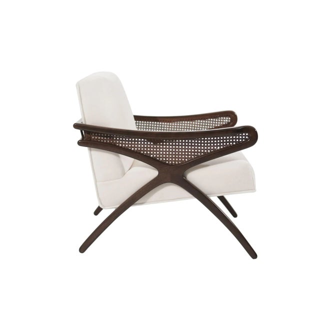 Mid-Century Modern Butterfly Lounge Chair in Mohair, Circa 1960s For Sale - Image 13 of 13