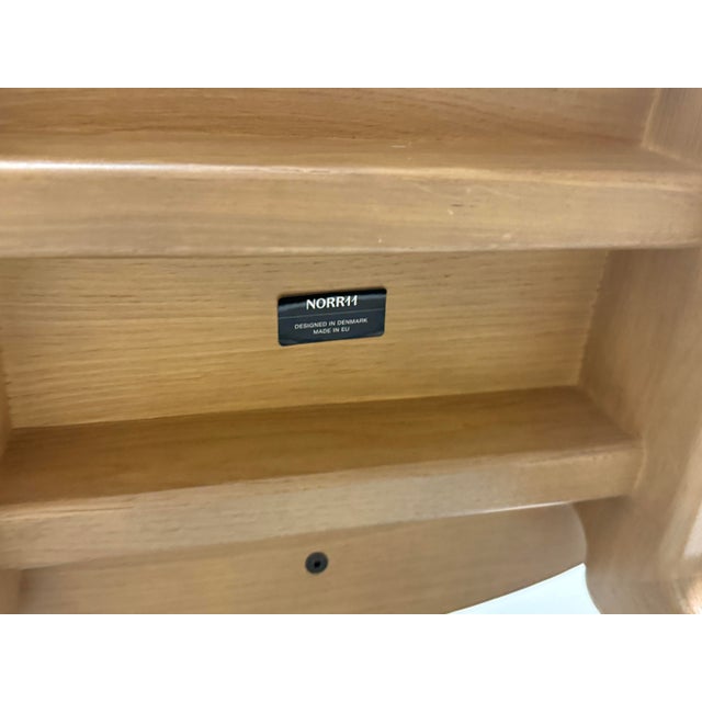 Brown Norr11 Ny11 Bar Stool Light Smoked Oak + Spectrum Autumn Leather Seat For Sale - Image 8 of 12