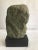 Stone 1960s Green Marble Owl Sculpture on Composition Base For Sale - Image 7 of 11