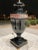 Pair of Black Glazed Porcelain & Bronze Urn Table Lamps From Marbro For Sale In Denver - Image 6 of 13