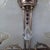 1940's Hollywood Regency Silvered Metal With Amethyst & Pink Cut Austrian Crystal Waterfall Wall Sconces a - Pair For Sale - Image 11 of 18