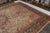 1950s Hand-Knotted Vintage Tabriz Rug - Beige With Pink and Red Floral Medallion Style For Sale - Image 5 of 6