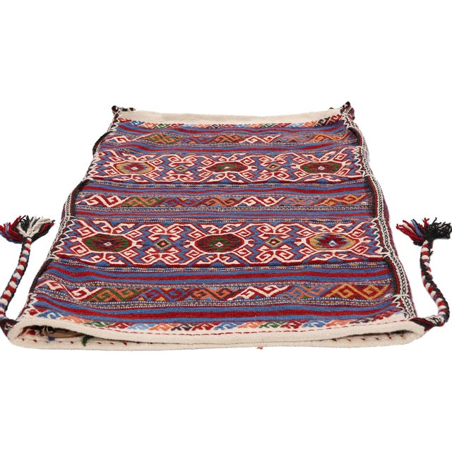 Mid-Century Modern Vintage Anatolian Yüncü Chuval Textile, 02'03 X 03'10 For Sale - Image 3 of 13