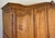 Vintage Louis XVI French Oak Five Door Carved Armoire For Sale - Image 4 of 14