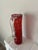 Glass Vintage Hand-Blown Red Spatter Glass Pitcher Turquoise Rim c.1960s-1980s For Sale - Image 7 of 10