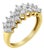 10K Yellow Gold Round Diamond Ring (1 cttw, J-K Color, I1-I2 Clarity) - Size 7 For Sale