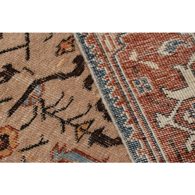 Brown Vintage Turkish Rug in Brown With Colorful Geometric Patterns, From Rug & Kilim For Sale - Image 8 of 8
