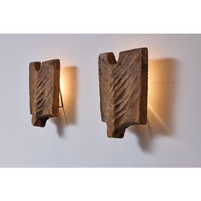 Ceramic Palme Wall Lamps by Georges Jouve, 1960s, Set of 2 For Sale - Image 13 of 13