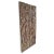 Vintage carved wood original Nupe grain door. Beautiful original piece displayed as wall art.