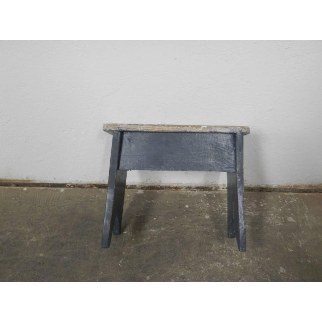 Wood Industrial Fir Stool, 1960s For Sale - Image 7 of 11