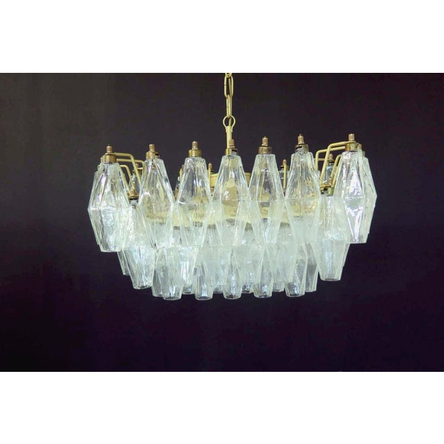 Murano Poliedri Chandeliers, 1970, Set of 2 For Sale - Image 15 of 18
