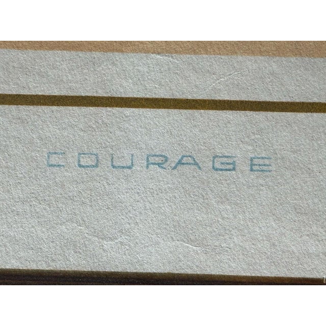 Mid 20th Century Mid 20th Century Courage Reproduction Print For Sale - Image 5 of 8