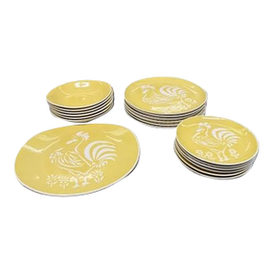 1950s Mid Century Modern Dinnerware Set for 6