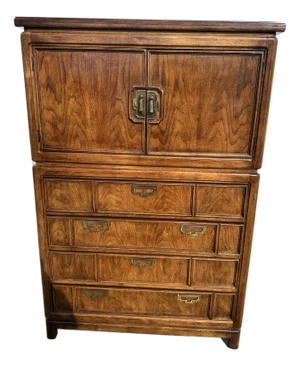 1980s Thomasville Mystique Collection Campaign Chest