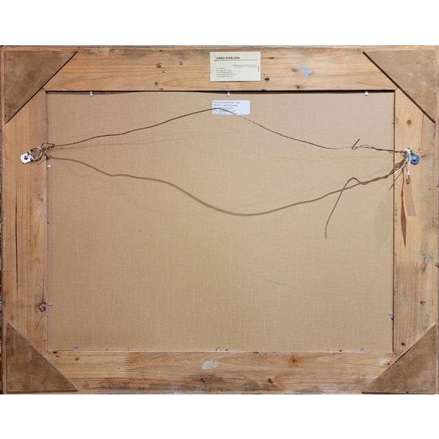 Gregory Eiselein- Cowboy in a Montana Ranch Landscape -Oil Painting For Sale - Image 9 of 10