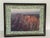 Vintage original aerial Montana Mountains photograph framed.