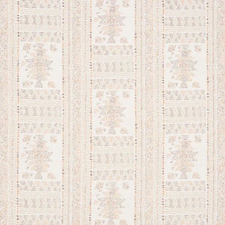 Schumacher Maracena Jacquard Fabric in Natural For Sale